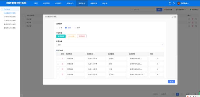 物思學生五育評價系統(tǒng)→自定義評價體系，自動生成學生成長檔案